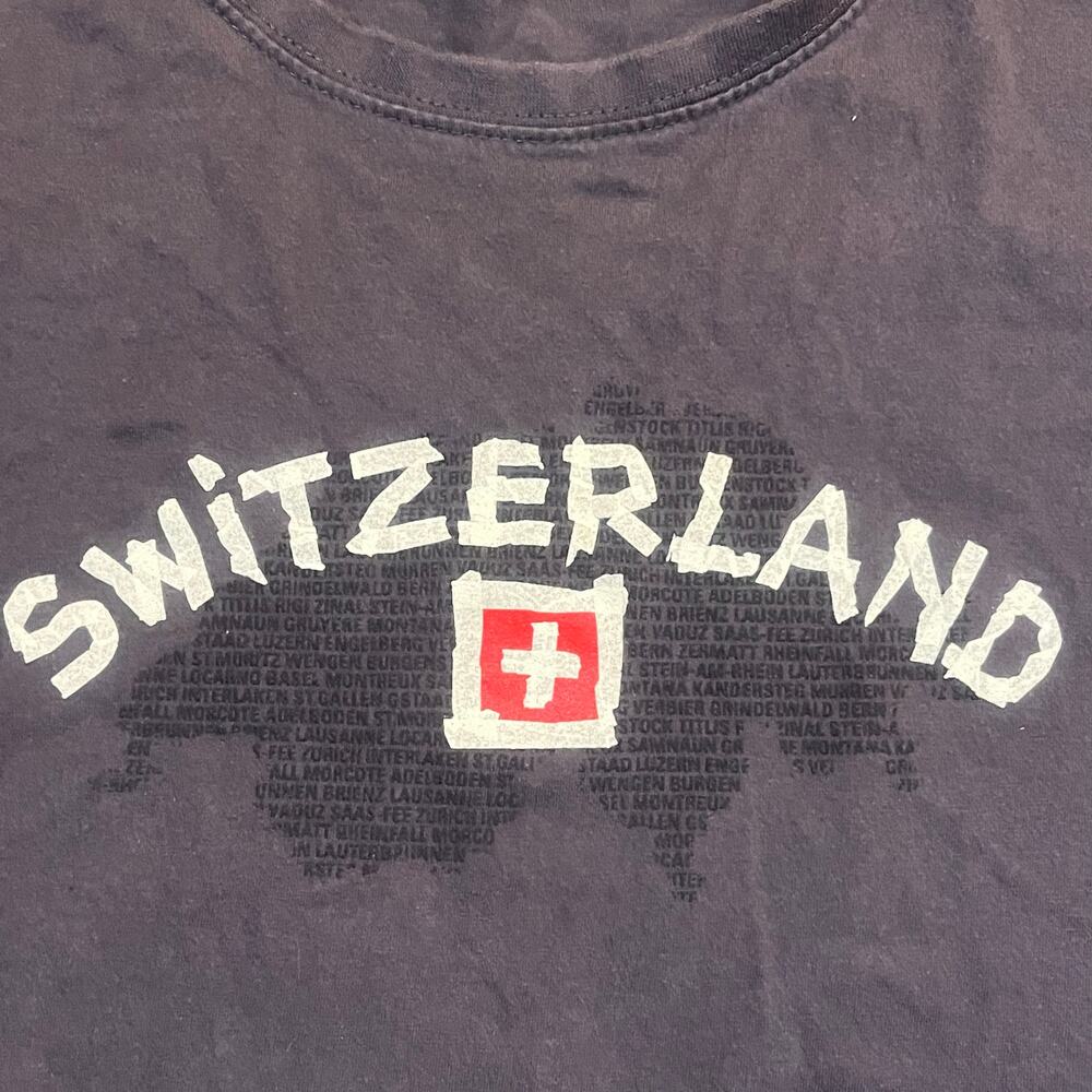 Switzerland Flag Men XXL‎ T-Shirt Switzerland National Tee Shirt Swiss Gift Tee